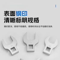Open End Wrench with Two-in-One Head, Quick Change, Bull Horn Style, Adjustable