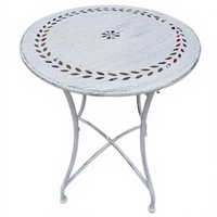 Weatherproof patio side table