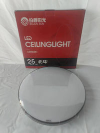 吸顶灯伯爵阳光吸顶灯三防72W40W25W LED灯白光6500K推入式安装超 40w白光【流通款】黑框 直径38
