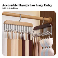 Multicompartment Bra Hanger Multifunctional Multipeg Hanger Space-Saving for Bedroom