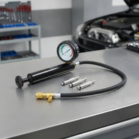 Universal Lower Unit Pressure Tester with Adapters Accurate Gearcase Pressure Tester Reliable Leak Testing Kit with Hose Complete for Boat Owners, Mechanics