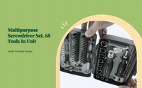 Multi-Purpose Ratchet Screwdriver Set, accurate Hand Tool Kit, portable Storage Case, Universal for Motorcycle, Mobile Phone, Computer Repairs