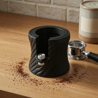 Adjustable Portafilter Stand Knurled Knobs Espresso Tamper Cradle Anti-Slip