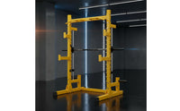 Squat Rack with Weight Storage Storage Multifunction Guide Bar Rack Machine Freestanding Bench Bench Stand for Lifters, Athletes, Home Gym