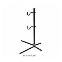Two-Wheeler Repair Stand Sturdy Steel Construction Mountain Bike Maintenance