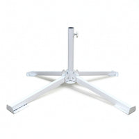 Folding Umbrella Stand Space-Saving Cross Umbrella Base Cross Brace Stand Kit Heavy Duty Weatherproof for Vendors, Garden, Beach