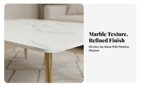 two-levellevel Rectangular Table Minimalist Design Living Room Furniture Nordic Inspired Light Luxury Aesthetic for Lounge Area