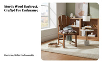 Peacock Chair French Vintage design Dining Room Furniture Padded Seat Armless Design for Homeowners, Bedroom, Commercial Spaces