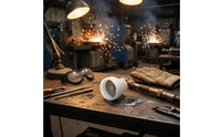 Flared Mouth TIG Joining Cup Metal Lined Opening Alumina Cup Cylindrical Shape