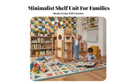 Rotating Book Shelf Large Capacity Bookshelf Stable Base for Apartment, Children