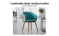 Scalloped Spine Support Armchair Nordic Design Single Sofa Minimalist Design Elegant Aesthetic for Students, Living Room