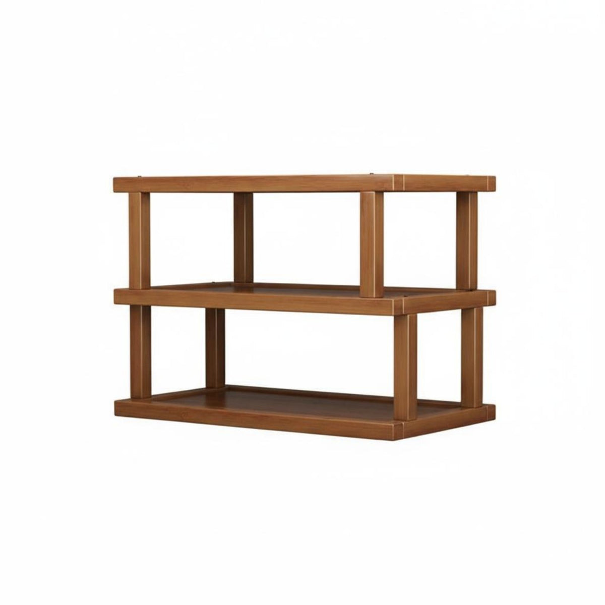 Tiered Wooden Display Stand Clutterclutterand uncluttered Organization Desktop Shelf clearstanding