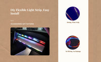 RGB LED strip kit, app control.