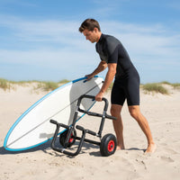 Foldable Aluminum Hauling Rack Padded Transport Gear Heavy-Duty