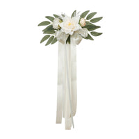 Wedding Chair Decor Artificial Floral Arrangement Easy to Use for Brides