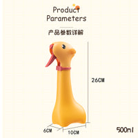 卡通长颈鹿浇水壶室内外两用洒水壶压力式浇水浇花园艺工具花洒