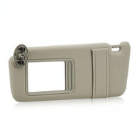 Beige Sun Visor with Mirror OEM-Style Automotive Sun Visor Replacement Padded for Car Owners, DIY Mechanics