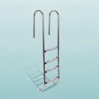 Stainless Steel Pool Ladder Anti-Slip Pool Ladder with Handrails Rust Resistant for Homeowners