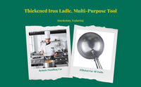 Iron long handle ladle, rustproof