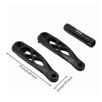 Mountain Bike Crankset Polished Crank Spindle Cycle Crankset Engraved Logo Cycle Component 1x 2x 3x Speed Support
