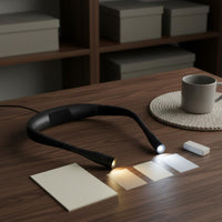 LED Neck Reading Light Flexible Arms Hands-Unrestricted Reading Light Long