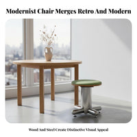 Perforated Side Chair Modernist artistic movement Upholstered Accent Chair Minimalist adaptable for residents, Bedroom, Kitchen