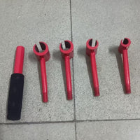 Multi-Head Door Hinge Adjustment Tool with Standard Gauge, Heavy Duty