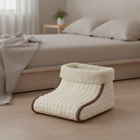 Electric Foot Warmer Heated Foot Enclosure with Washable Lining Soft Appliance for Office Workers, Students, Desk, Home