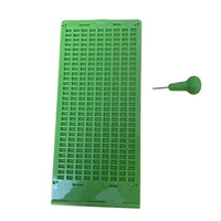 Braille Writing Board Raised Cell Grid Braille Writing Plate Metal Tip