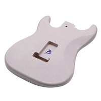 Poplar White Glossy Electric Guitar Body for DIY Electric Guitar Accessories
