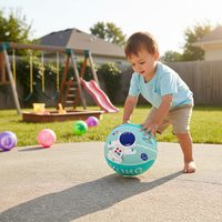 Kids' Durable Cartoon Basketball for Toddlers and Children, Sizes 3, 4, and 5
