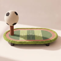 Cat Scratching Board Athletic Feline Scratcher with Ball Vertical Cat Furniture for Cats, Kittens, Living Room, Bedroom