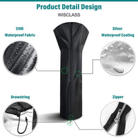 户外庭院露台伞式加热器灯防尘罩 取暖器罩Outdoor Heater Cover