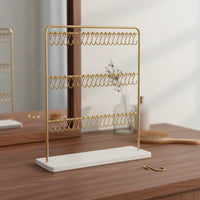 3-Tier Jewelry Display Stand Freestanding 60-Hook Bracelet Holder Untangled Necklace and Earring Display Rack for Retailers, Dresser Top, Boutique