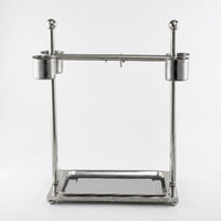 Parrot Training Stand with Wheels, Stainless Steel Large Bird Stand Floor Stand, Interactive Bird Play Area and Cockatiel Stand for Avian Training