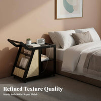 Multi-Tier Rolling Organizer With casters Mobile Furniture Sturdy Construction