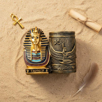 Egyptian Pharaoh Pen Holder Creative Design Home Decoration Vintage Design
