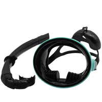 Full Face Snorkel Mask with Anti-Fog, High-Definition Large Frame, Elliptical Glass