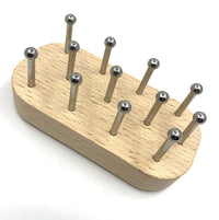 304 Stainless Steel Gua Sha Massager with Wooden Handle