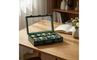 Watch Suitcase Portable Watch Case with Clear Lid Sturdy Construction for Collectors, Retailers, Travel