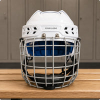 Hockey Helmet with Face Guard Comfortable Safeguarding Headgear Chin Straps