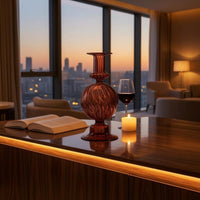 Spherical Glass Candle Holder Translucent Home Decor Elegant