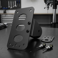 Motorcycle Registration Plate Holder with LED Lights Easy Install