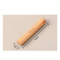 Nail Art Brush Handle Replacement Nail Brush with Wooden Handle Detachable Long-Lasting for Manicurists, Manicure Stations