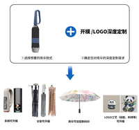 Ultra-Light Folding Umbrella, Rain or Shine, 3-Fold, 6 Ribs, UV Protection