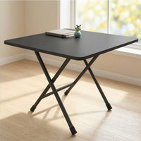 Space-Saving Square Folding Table Compact Foldable Table Portable Non-Slip for Small Apartment