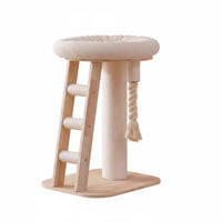 Feline Tree with Hammock Space Saving Pet Furniture Soft Perch