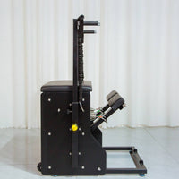 Pilates Stability Chair Padded Seat Home Exercise Chair Foot Stage Exercise Equipment