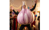 Garlic Costume Novelty Vegetable Costume Printed Tunic for Themed Parties, Carnival