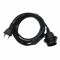 E27 Hanging Light Cord Vintage Design Braided Textile Lamp Cable for Crafters